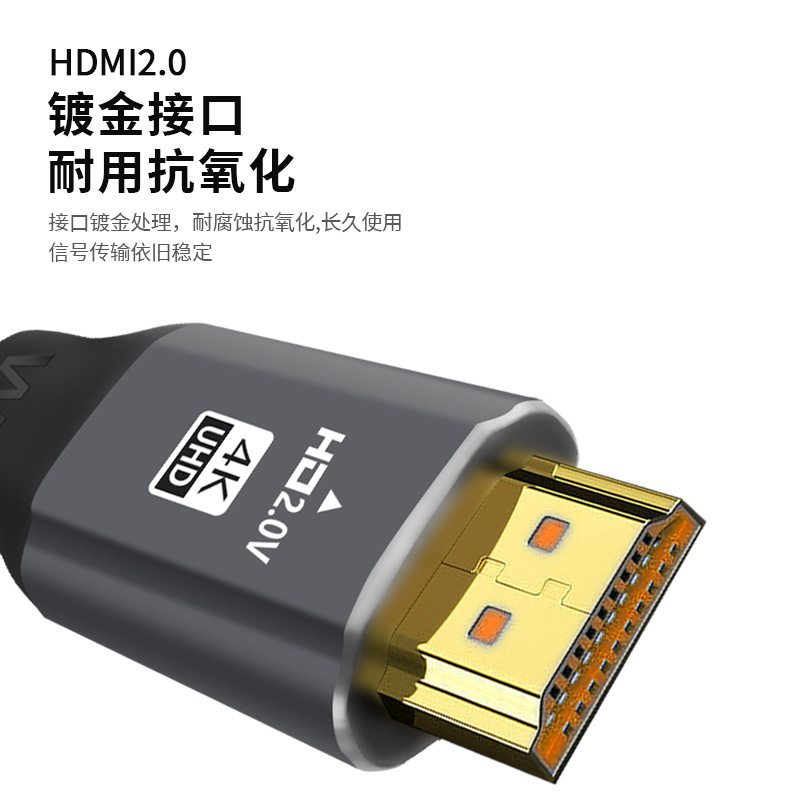 クロスボーダー全銅HDMIケーブル オス-オス コンピューター接続 テレビ プロジェクター ライブ配信ケーブル 4K高画質HDMIケーブル|undefined