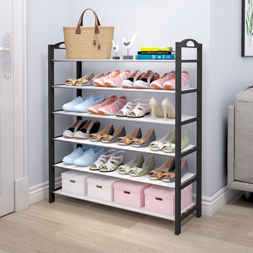 Simple shoe rack multi-layer space-saving home door dormitory storage shoe cabinet rental combination shoe storage rack shelf