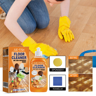 Jue-Fish Floor Cleaner Cleaning Decontamination Descaling Brightening Tile Cleaner Wood Floor Cleaning Polishing