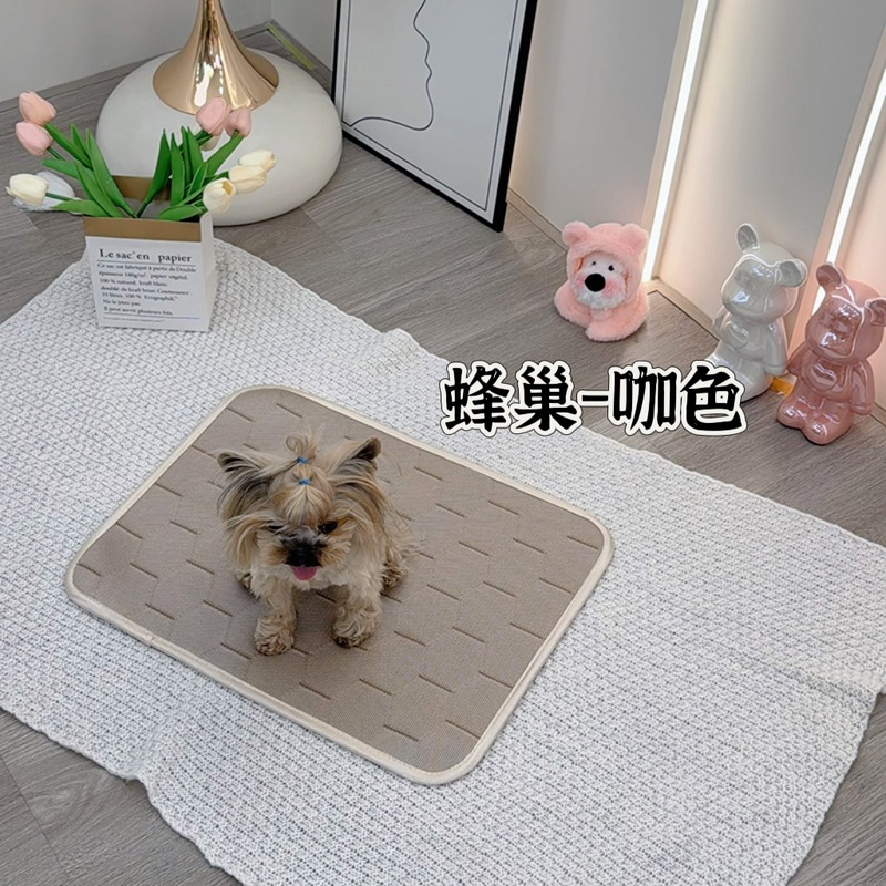 工場直販夏のペットアイスシルクマット猫の巣ソファクッション夏の犬冷却マットドロップシッピング|undefined