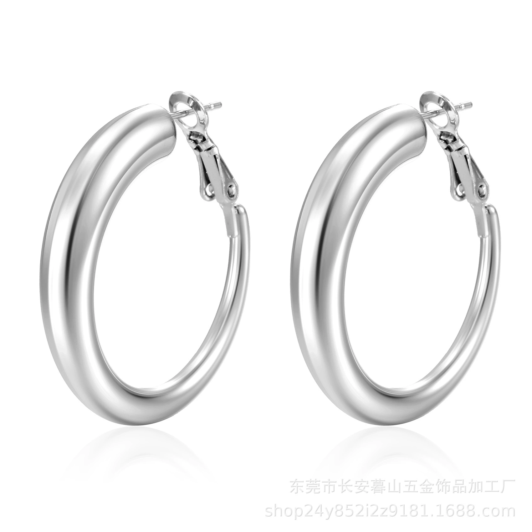 Серьги из нержавеющей стали, европейский стиль, 18 К, оптовая продажа