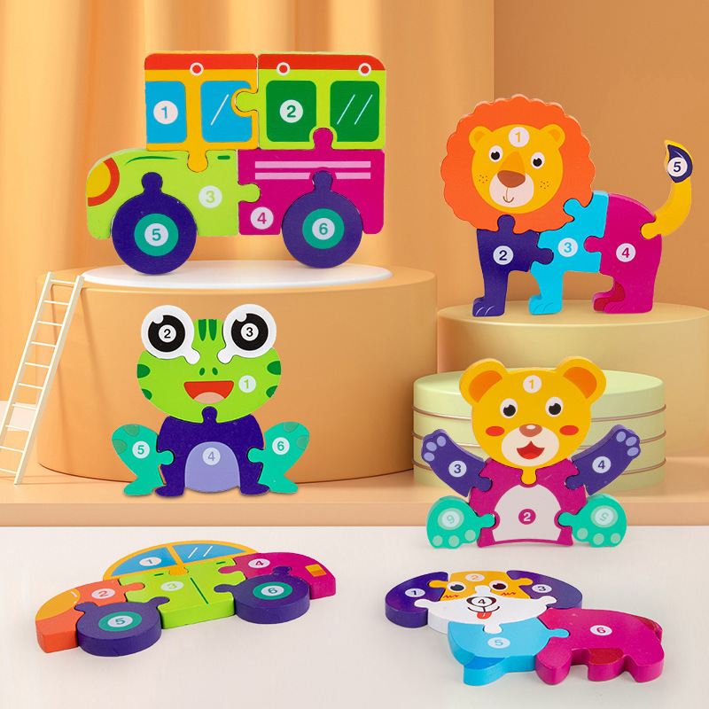 Palabras cognitivas digitales aprendiendo jugando y aprendiendo material didáctico Nuevo rompecabezas de alfabeto digital para niños de dibujos animados