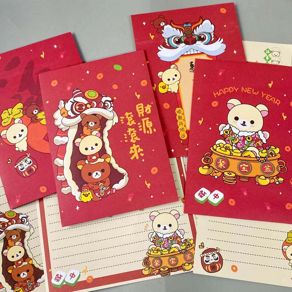 High quality set, cartoon creative postcard, Birthday gift