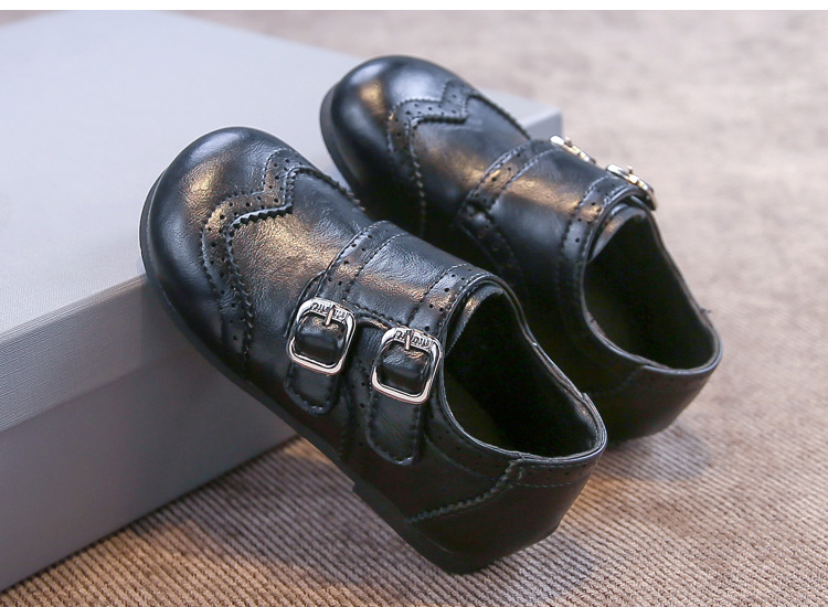 Scarpe in pelle per ragazzi stile britannico comode eleganti_voghion.com