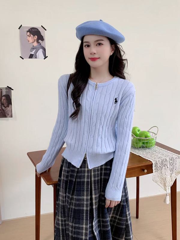 秋冬针织开衫女长袖短款上衣2025新款修身外套别致小众超好看毛衣|undefined