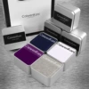 Blue white purple gift box