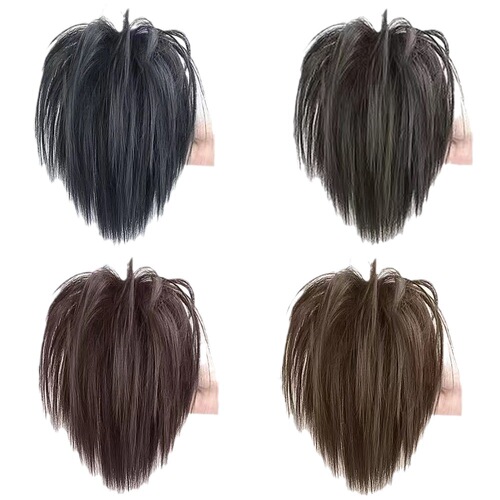 Wig female lazy fountain chicken coop head clip hair tie punk style hot girl high ponytail round head bun hairstyle magic tool