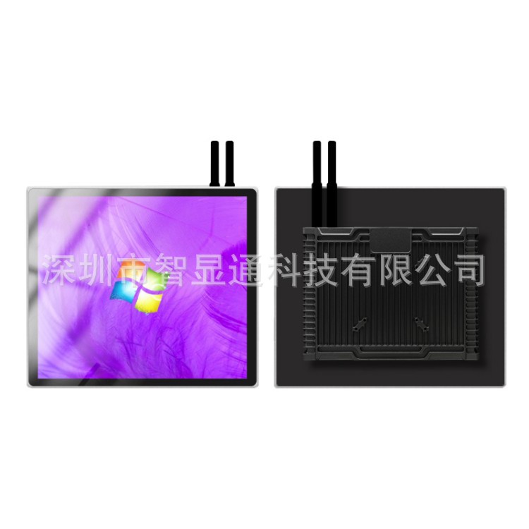 21.5ZXTLCD 铝板封闭式细窄边3mm宽触摸工控一体机防水工业电脑