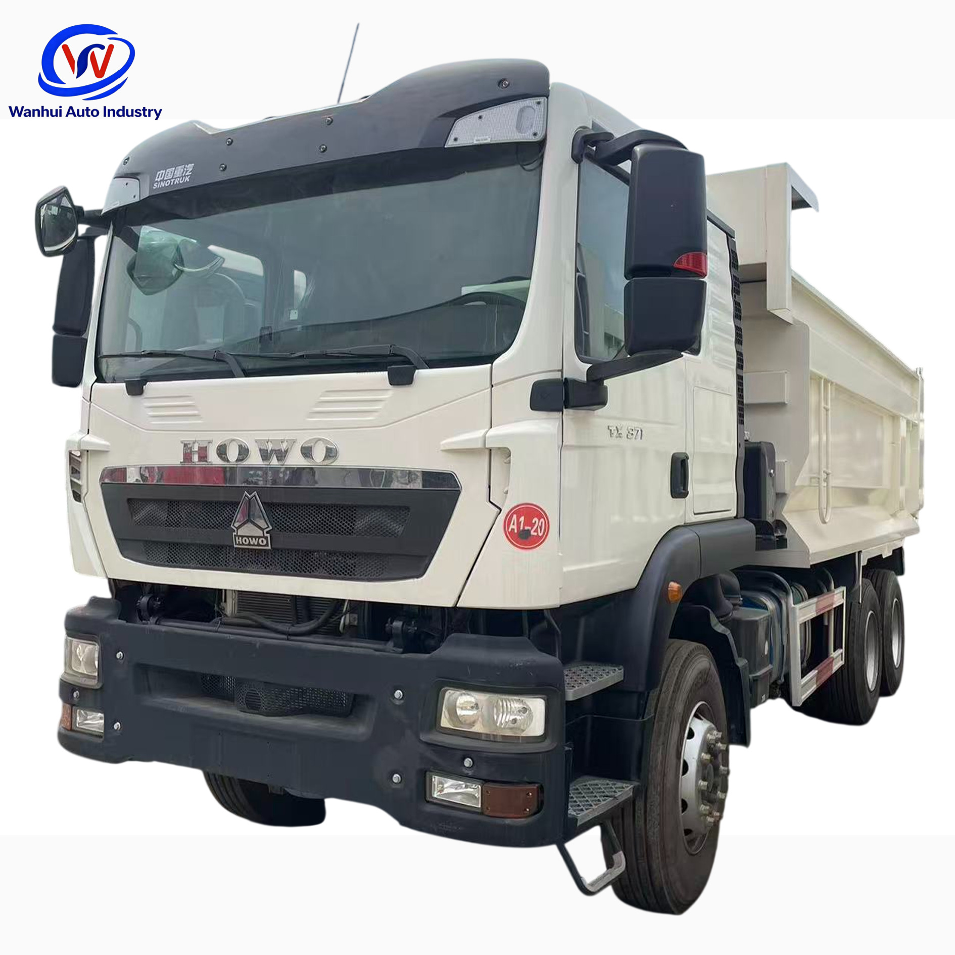 Howo TX 6x4 Dump Truck with Thickened U-shaped Box, Rear Eight-Wheel Tipper Truck for Mining, Sand, Gravel, and Earth Transport Heavy Truck