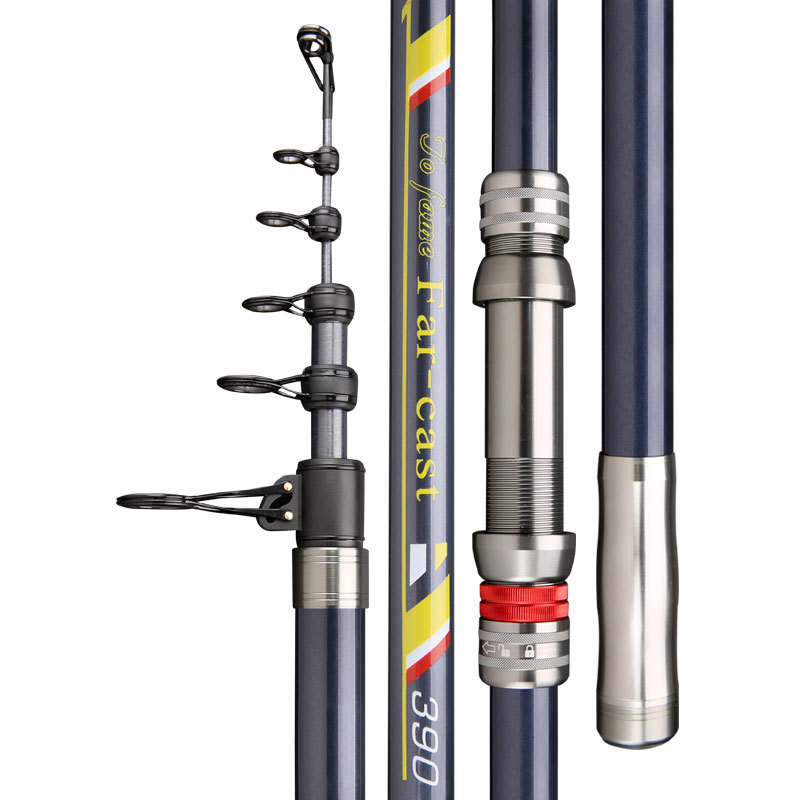 Nuevo carbono largo tiro varilla 3,6 m 3,9 M 4,2 M 4,5 M 5,4 M ancla mar varilla móvil ASIENTO DE LA RUEDA
