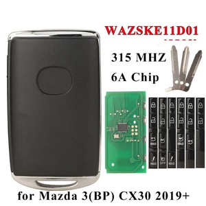 Mazda 2/3/4 düyməli smart pult açarı, 6A/49 çip, 433 tezlik