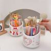 Table pens holder, capacious dustproof stationery, storage system, brush, storage box, wholesale