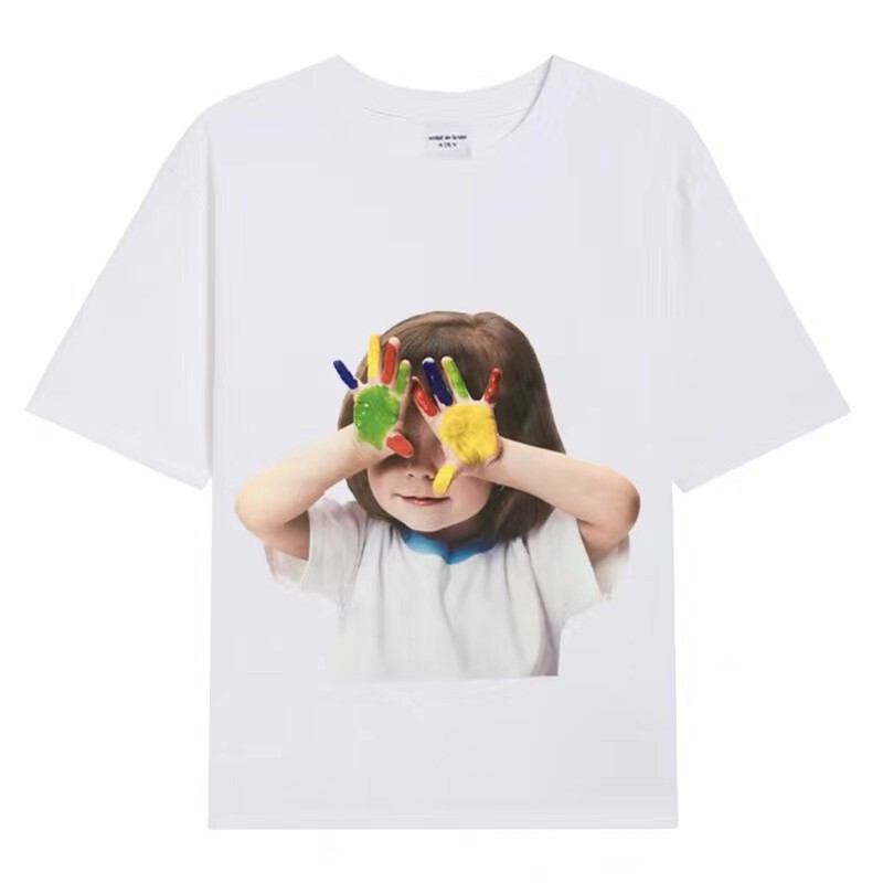 [韓国版] 2025 新韓国 ADLV 半袖ドーナツボーイ Tシャツ純綿ルーズカップルトップ女性用|undefined