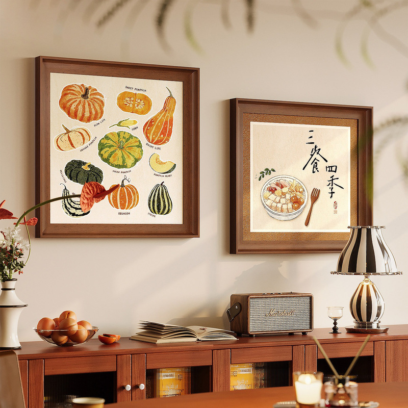 Three Meals a Day, Four Seasons, Chest of Drawers, Wall Paintings, Pumpkin Kitchen, Dining Room Decorative Paintings, Niche Art, Living Room, Vintage Style Wall Art Three Meals a Day, Four Seasons, Chest of Drawers, Wall Paintings, Pumpkin Kitchen, Dining Room Decorative Paintings, Niche Art, Living Room, Vintage Style Wall Art