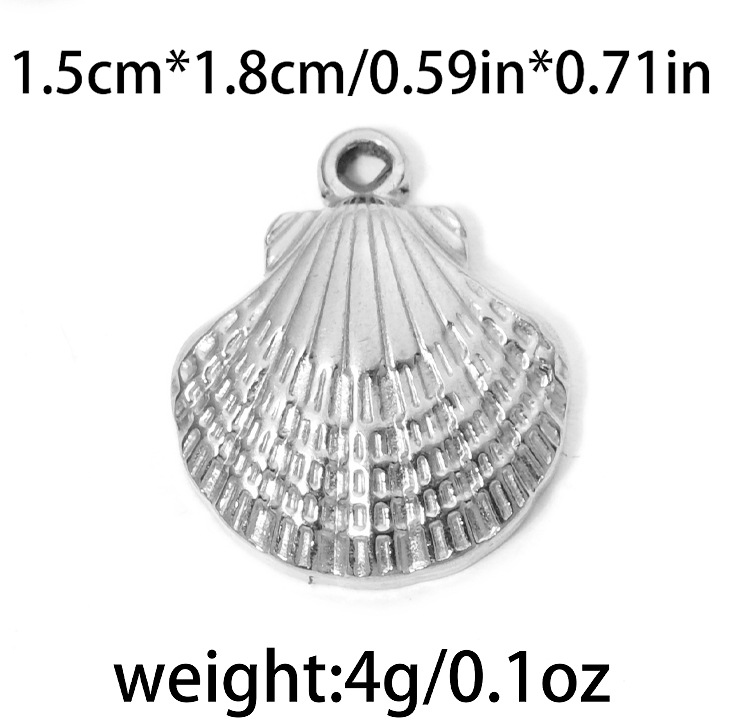 304ステンレス海洋シリーズ高投げ品質貝殻海螺海亀ペンダントビーチ風アクセサリーdiy部品