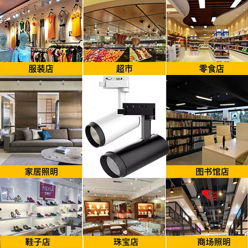 Lights, LED mounted spot lighting for commercial use