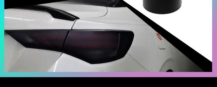 Foreign trade explosions car TPU blackened light film self-healing protection anti-scratch car headlight color change film tail light film