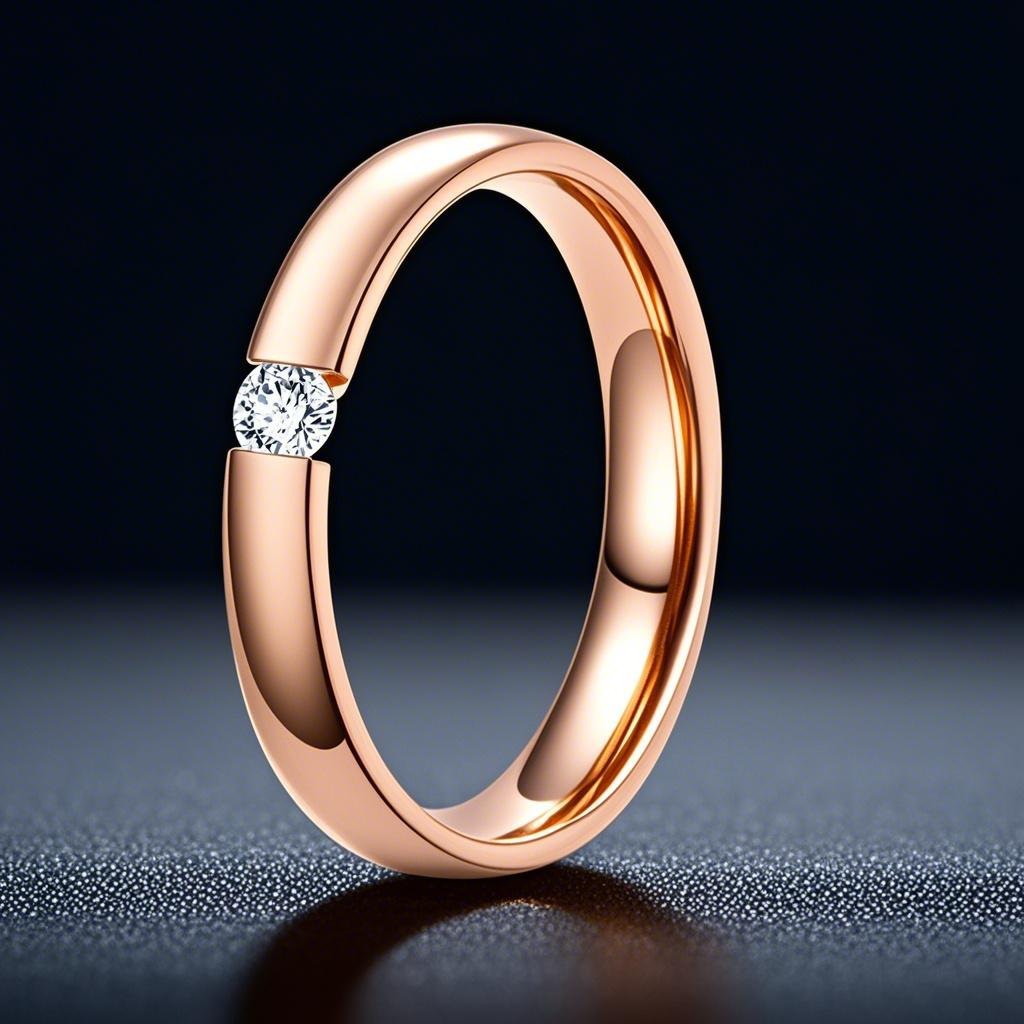 stainless steel ring women‘s light luxury style women‘s non-fading niche ring rhinestone zircon titanium steel ornament wholesale