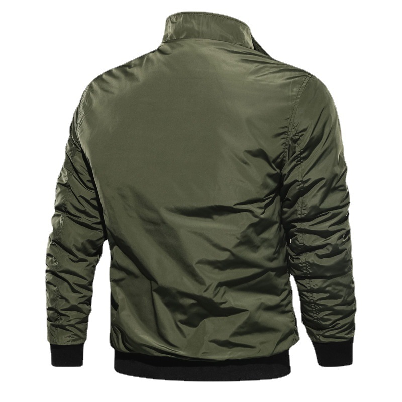 Large Size Amazon Express Men's Cotton Jacket European And American Jacket Simple And Fashionable Men's Cotton Clothes