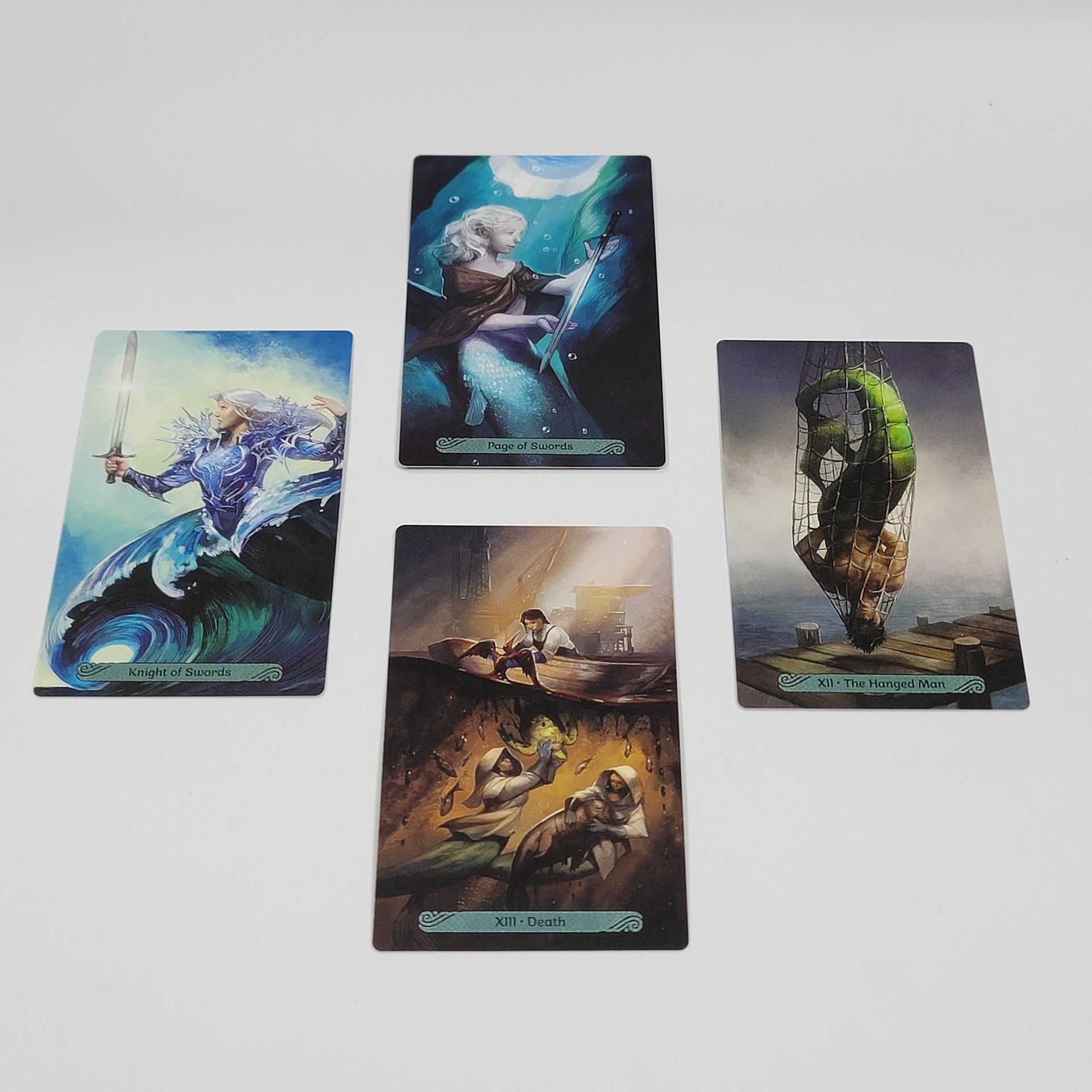 Carte da tarot a tema sirena set per gioco da tavolo_voghion.com