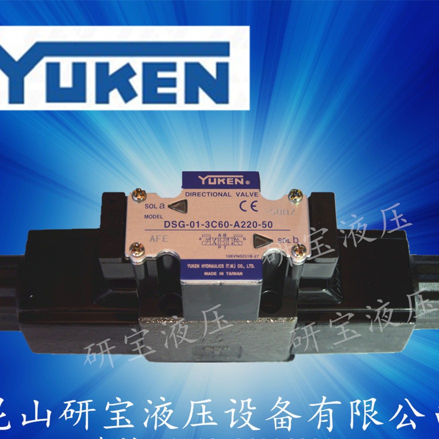 日本油研YUKEN 电磁换向阀DSG-01-3C60-A220-50电磁阀 液压阀