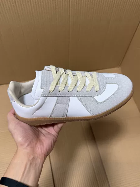 Putian shoes, cross-border men's and women's German training shoes, retro color-block design, flat sole, soft sole, versatile casual sneakers, genuine leather, breathable, for sports