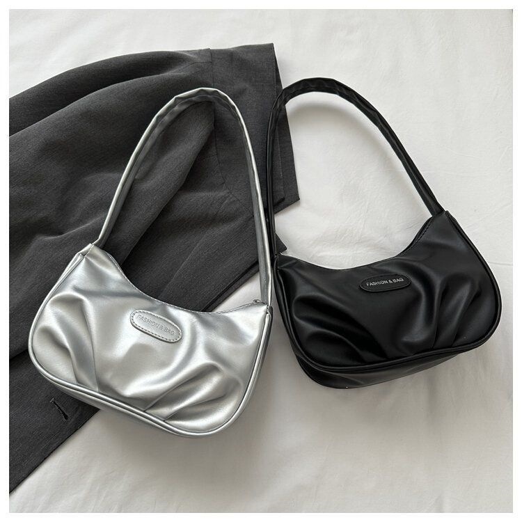 Underarm Pleated Bag for Women, Spring and Summer Korean Style New Niche Designer High-End Fashion Women's Bag Shoulder Bag