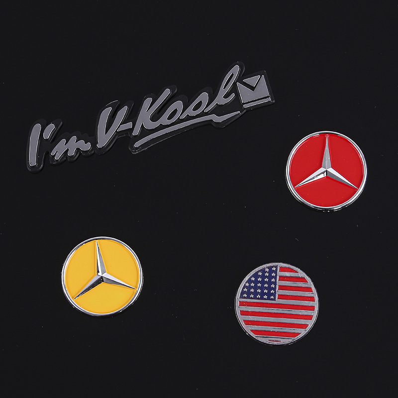 厂家定做标牌车牌标志立体金属车标可印logo