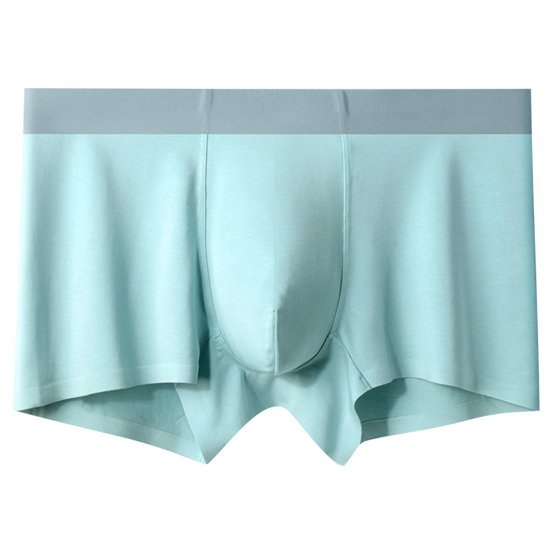Ropa interior masculina modal personalizada, capa interior de seda de morera, bóxers transpirables sin costuras para hombre, ropa interior masculina antibacteriana