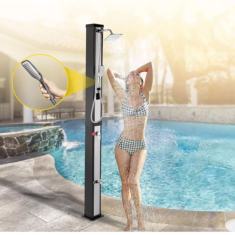 40l ducha solar columna Villa jardín mascota niños baño artefacto temperatura constante baño 60 grados grifo de la ducha