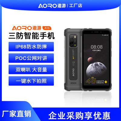 遨游A13-4G防爆智能终端工业油田油库制药危化品三防手机跨境手机