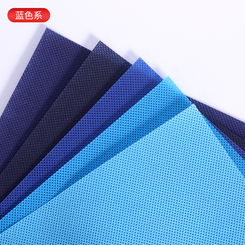 Punto del fabricante de tela no tejida hilada PP SSS polipropileno retardante de llama impresión recubierta ecológica rollo de tela no tejida colorida