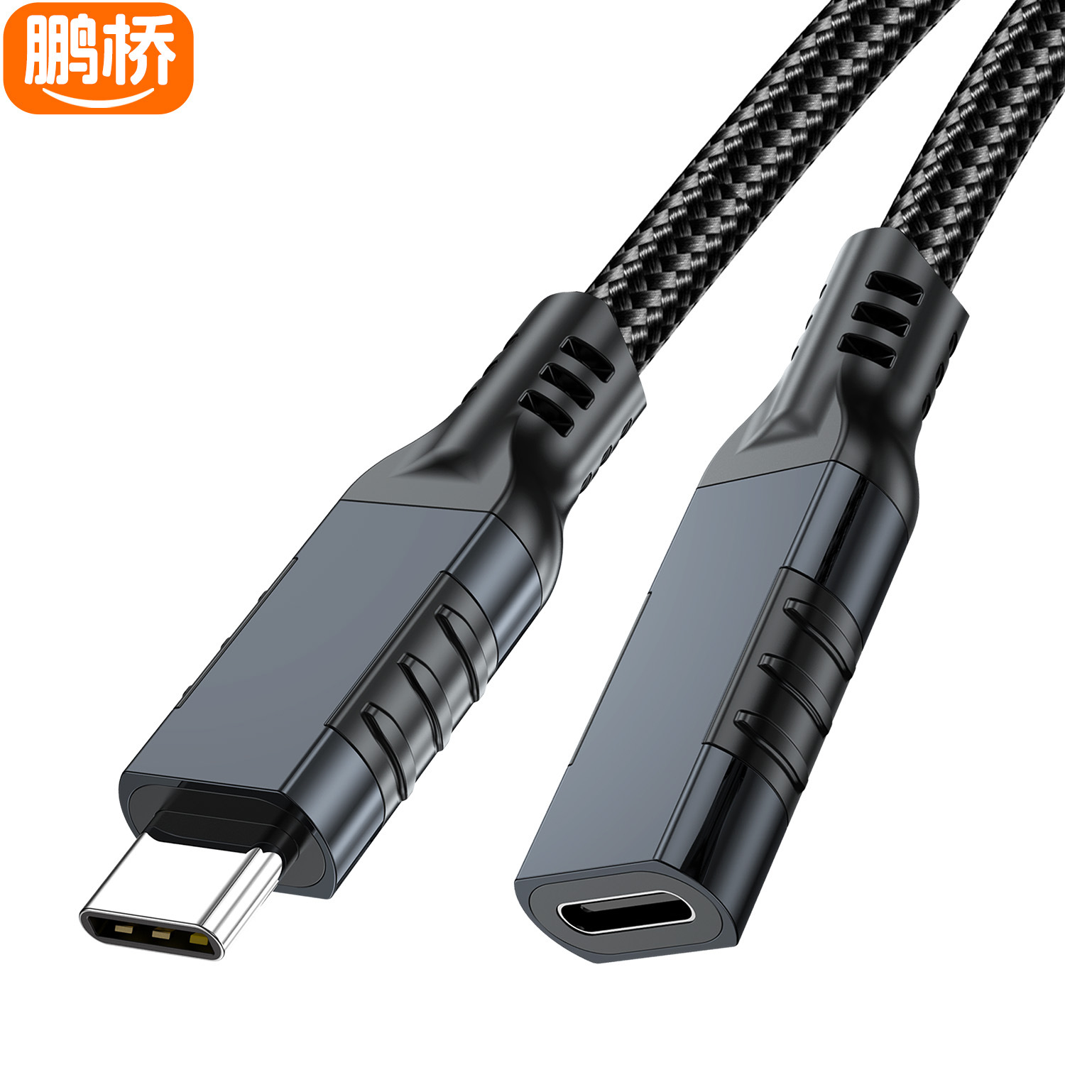 Cable de Extensión Type-C Macho a Hembra 20Gbps USB3.2 8K de Aleación de Aluminio