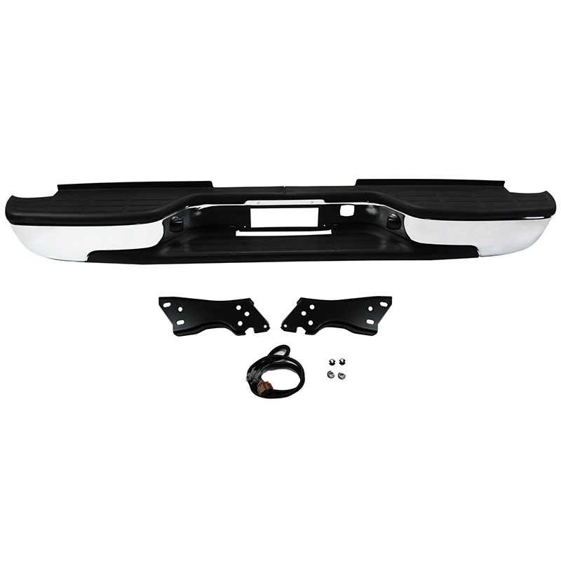 Aplicable a Chevrolet 1999 - 2007 Silverado 2500 parachoques traseros, modelo de galvanoplastia original de Solode