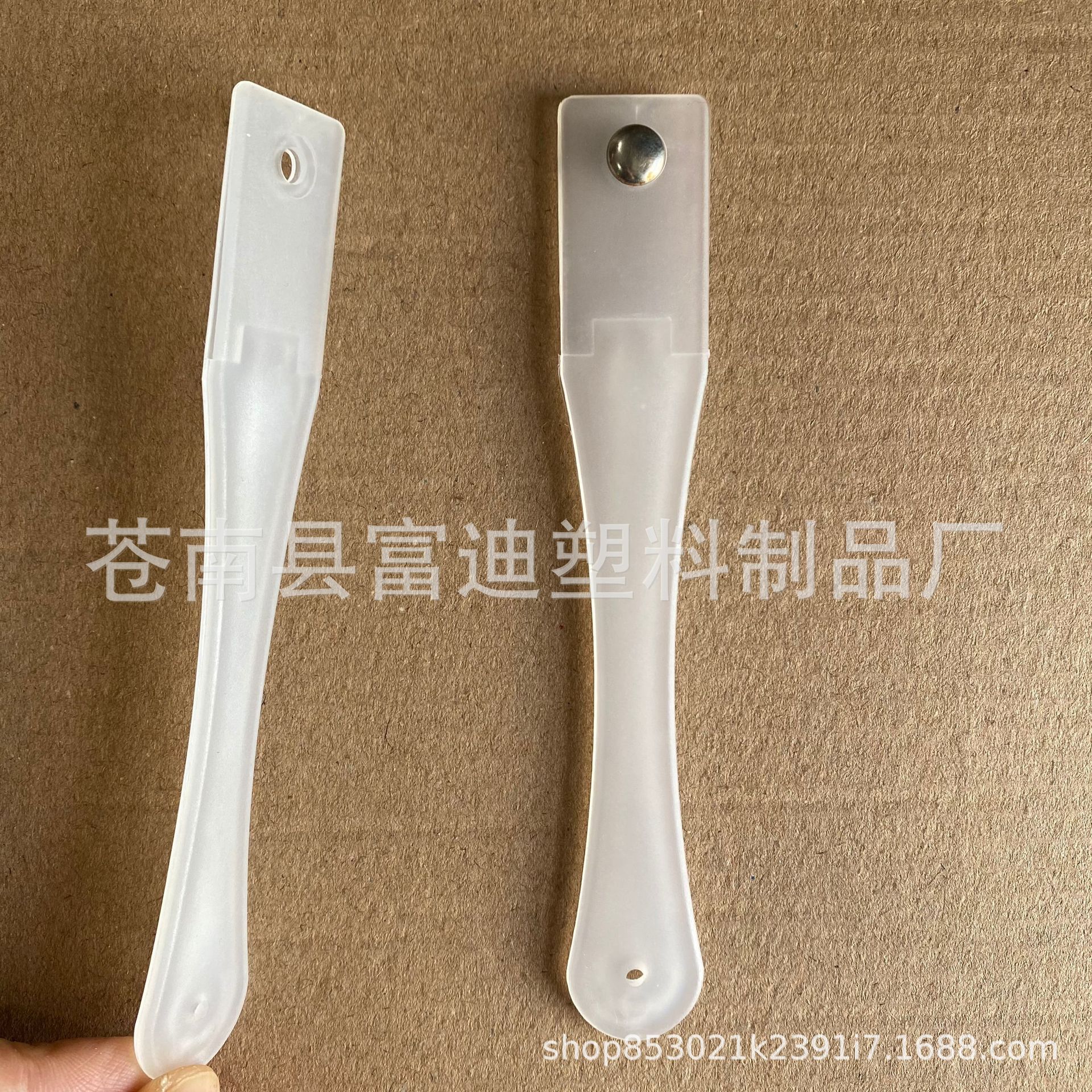 铆钉扇子手柄 加厚扇柄 透明扇子把手  塑料扇把 扇子骨架子