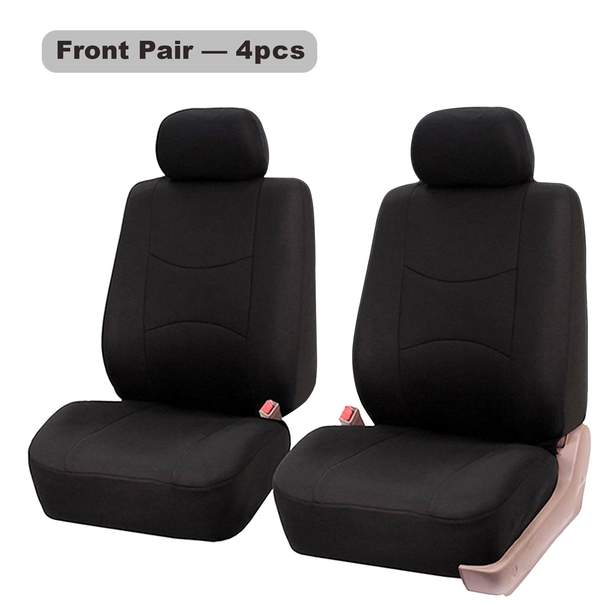 General polyester cloth car seat cover 9 sets_voghion.com
