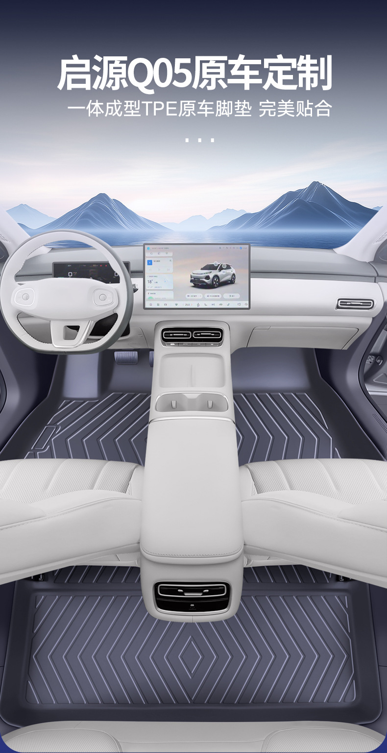 Suitable for Deep Blue L06 Trunk Mat, 26 Models of Changan Tpe Trunk Mat, Full Surround Modification Accessories, New Automotive Supplies