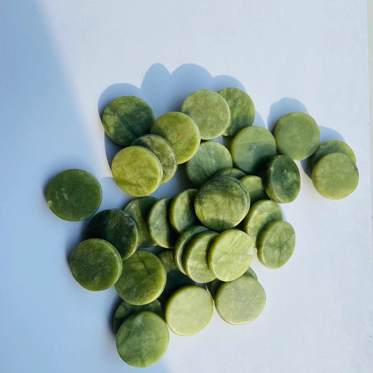 厂家批发玉石片50*5mm 嫁接假睫毛胶水贴片家纺床垫玉石片