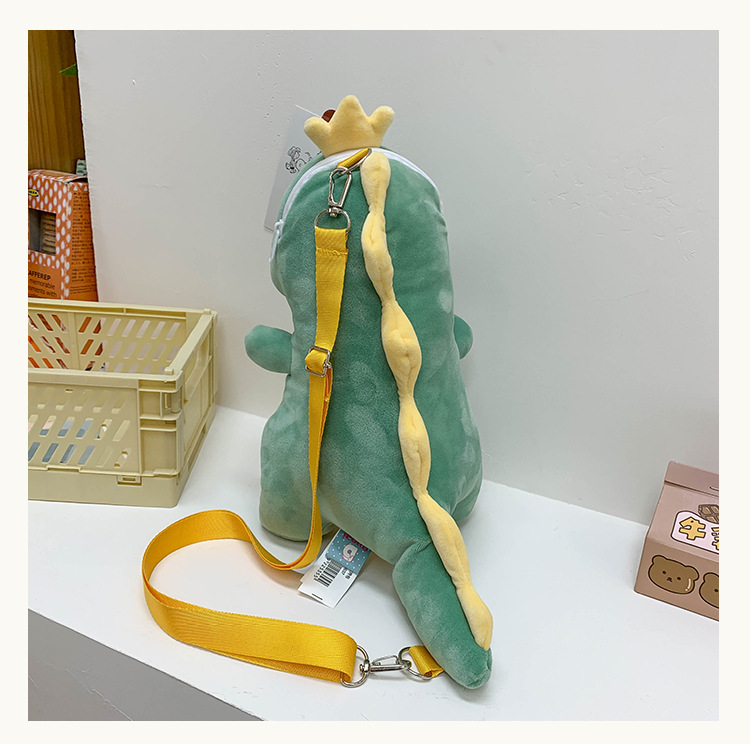 Wholesale Plush Toy Dinosaur Doll Pillow Bag Nihaojewelry display picture 2