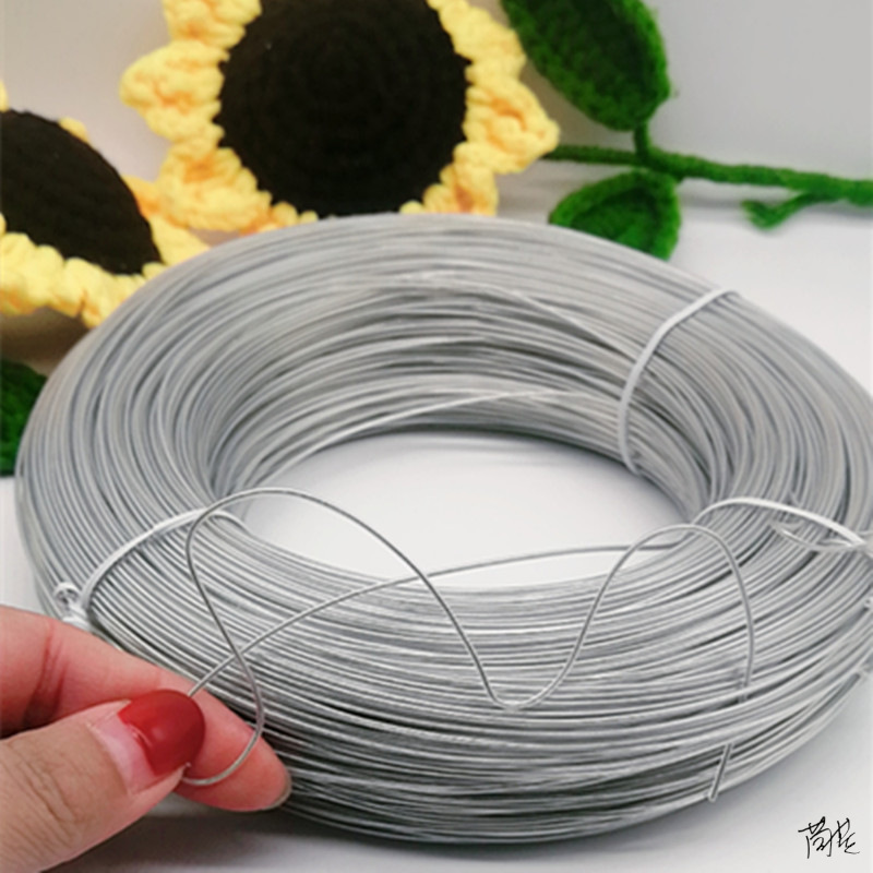 帽沿定型条定型铁丝包胶发夹耳朵帽檐耗材编织玩偶包胶软线体验坊