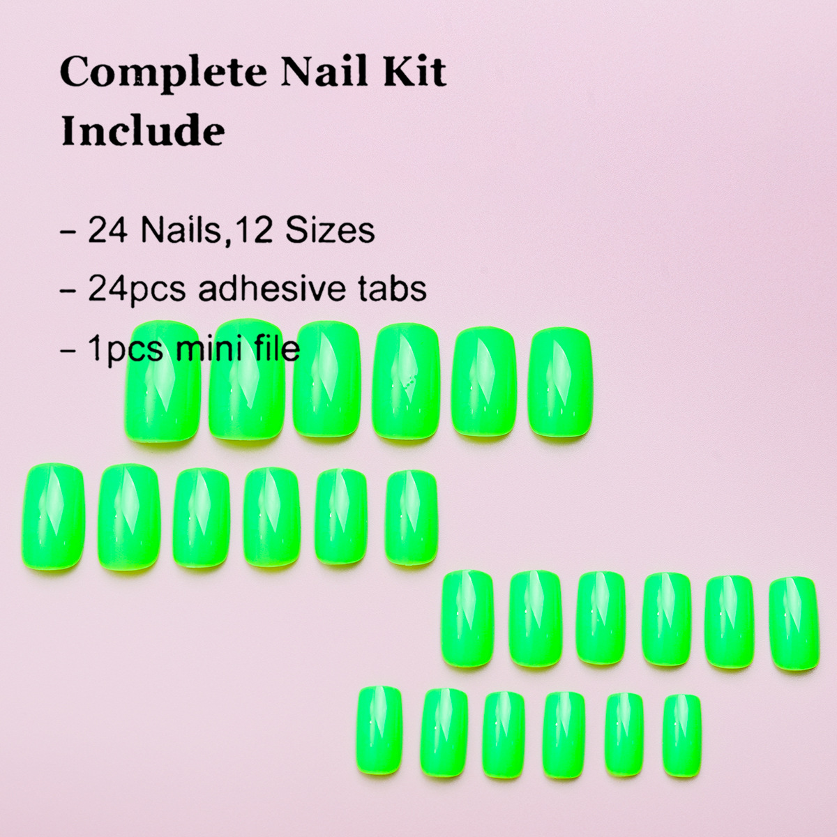 Agucate verde transfronterizo parche de uñas rojo explosivo en línea verde verde verde blanco desgaste productos de manicure al por mayor desmontables