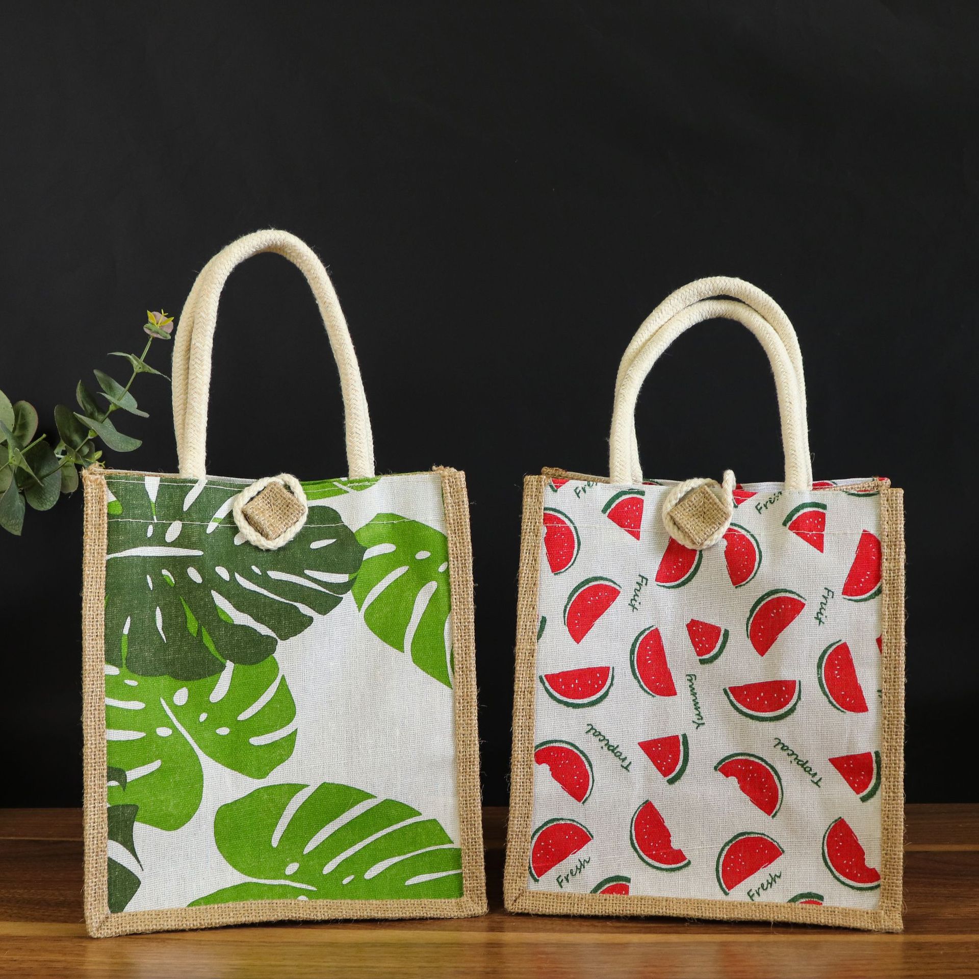 Sack customized fresh Tottenham Hand carry bags Cloth bag student Debris Storage bag pack Lunch Bags reticule