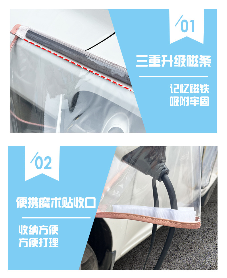 Charging gun rain cover new energy vehicle electric car charger pile mouth waterproof cover tram outdoor sun protection