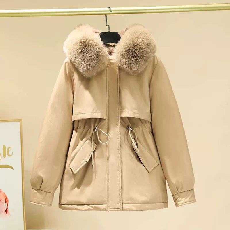 Warm down jacket with down, Korean style, for teenagers