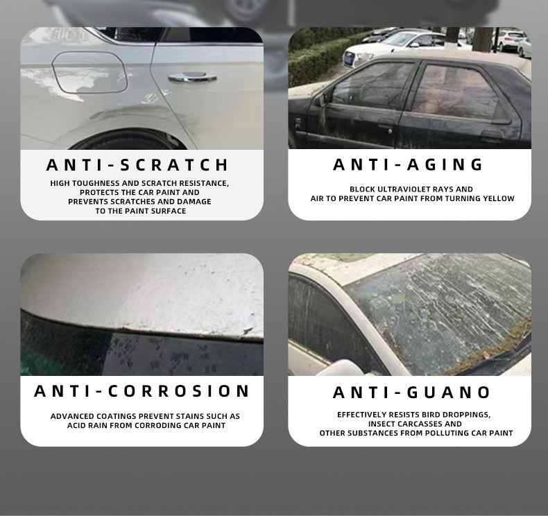 Cross-Border Wholesale Tpu Invisible Car Film Ppf Car Paint Protection Film Body Film Full Car High-Gloss Hydrophobic Anti-Fouling Film