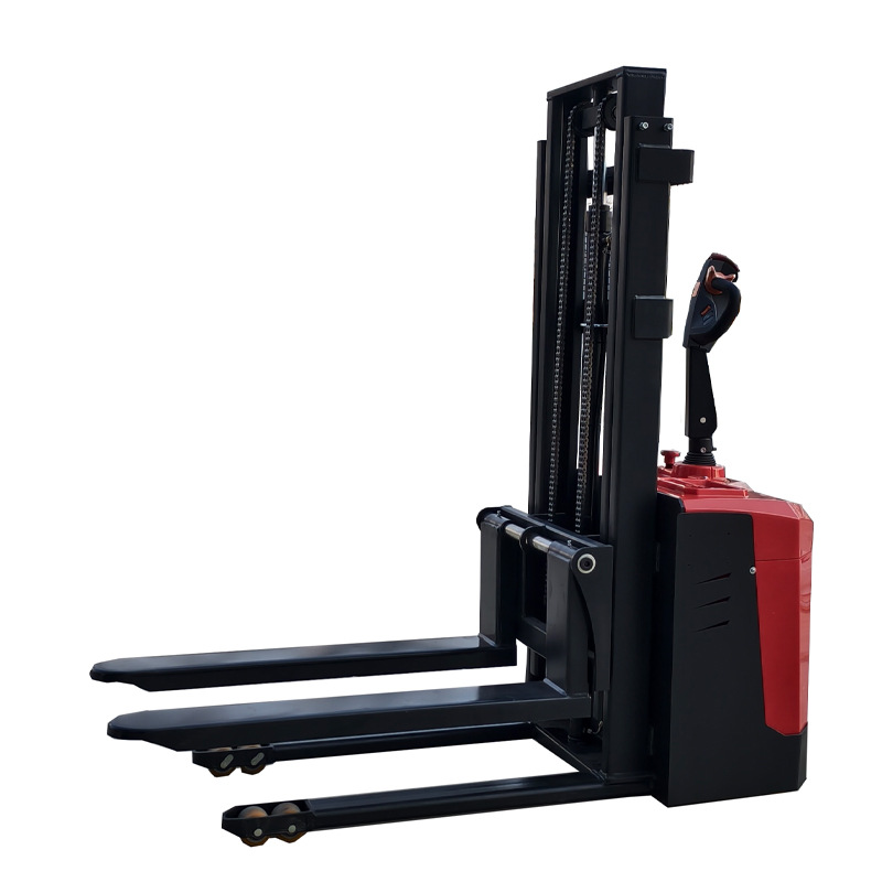 特普森1.5吨全电动堆高车举升2.5米3米物流仓库货物搬运堆垛叉车