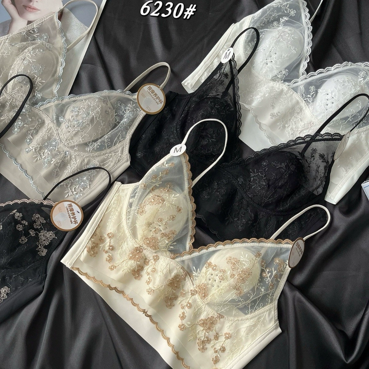 Sexy top with cups, summer thin protective underware, underwear, plus size, beautiful back