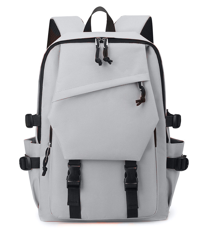 Mochila de estudiantes de secundaria de niñas de secundaria superior personalizada logotipo impresa de gran capacidad mochila de computadora de ocio mochila de viaje