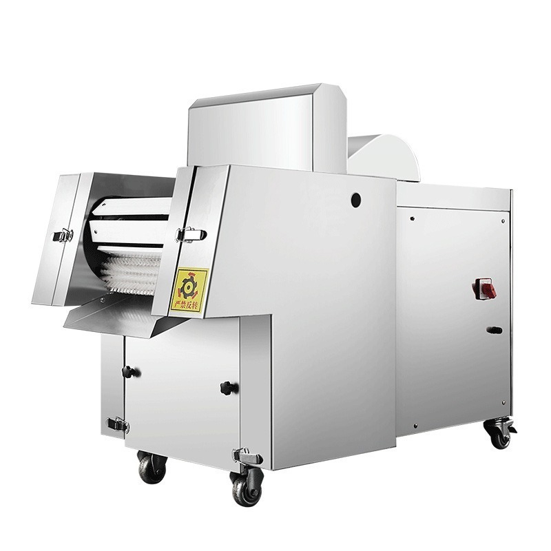 Máquina automática multifuncional para picar piezas Máquina comercial de corte de pollo, pato, ganso, ternera y cordero, chuletas de cerdo y cordero, carne congelada con hueso, picar piezas