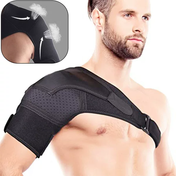 Amazon Sports Pressurized Shoulder Preservation Strap Adjustable Shoulder Anti-strain Support Protector Ice Shoulder Sports Shoulder Preservation